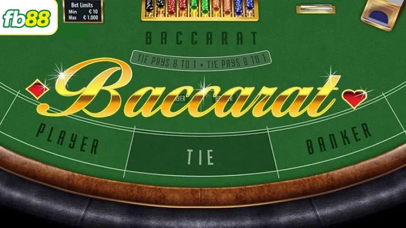 Cơ hội đổi đời tại casino trực tuyến FB88 với siêu phẩm Baccarat